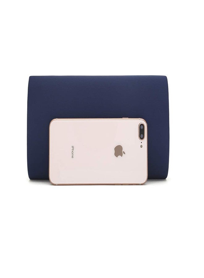 IXEBELLA Satin Evening Bag for Women Clutch Purse Embellished Crystals Buckle (Navy) - Image 3