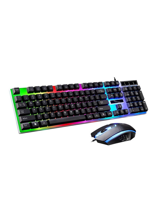 G21 USB Wired 104 ons Mechanical Feel Keyboard And LED Mouse Set - Image 1