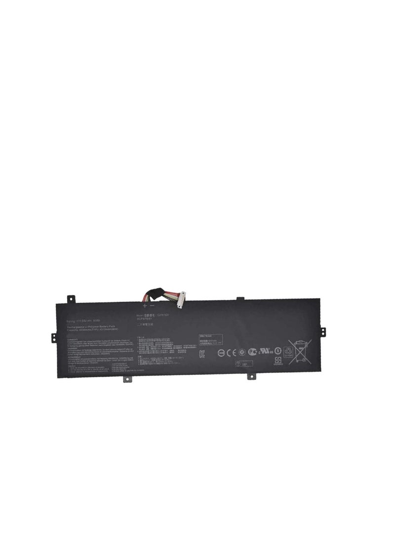 Terabyte 11.55V, 50Wh C31N1620, Laptop Battery, Compatible with Asus Zenbook UX430U, UX430UQ, UX430UQ-GV015T, U4100U, U4100UQ Series - Image 1