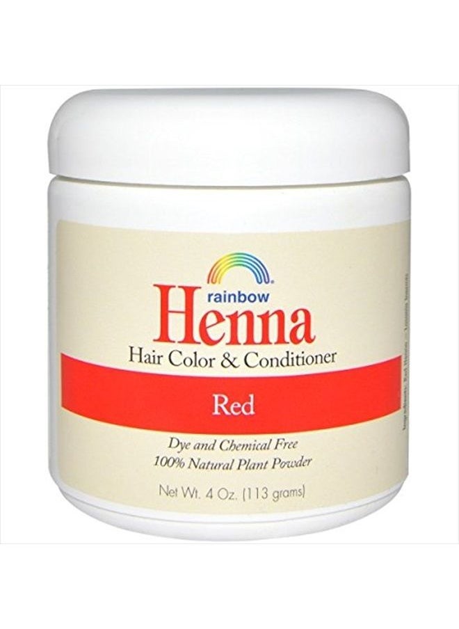 Rainbow Research Red Henna, 4 Ounce (Pack of 2) 