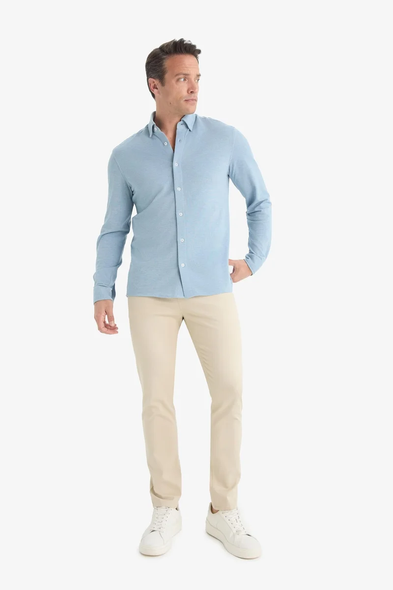 Defacto  Slim Fit Super Skinny Hem Trousers for Men | Best Price UAE