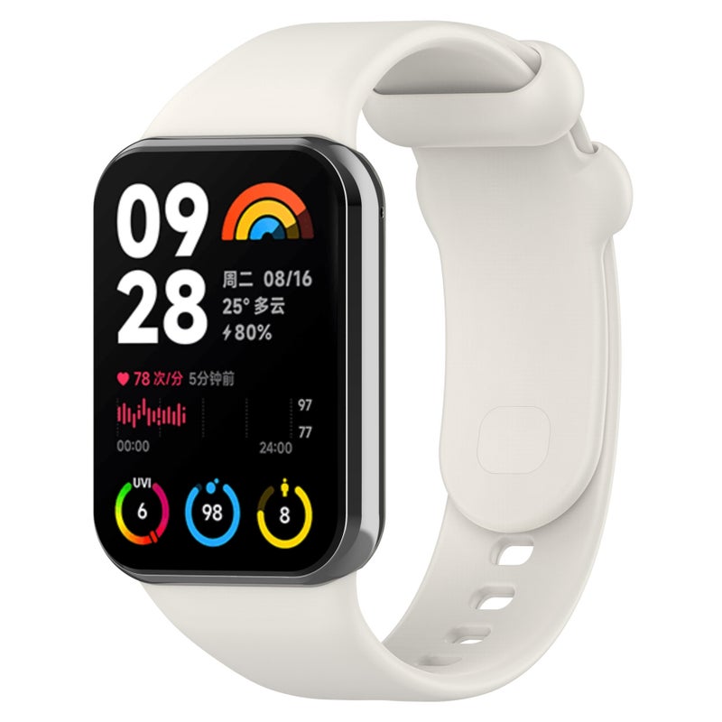 Suitable For Xiaomi Mi Band 8Pro Wristband Single Color Redmi Watch 4 Official Same Silicone Bracelet Replacement Strap - Image 1