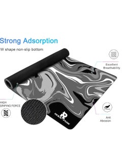 Rock Pow Large Gaming Mouse Pad 900*400mm Size Anti-Skid Mousepad Large Keyboard Mouse Pad Desk Mat with Stitched Edges (900 * 400 * 3mm)  - Image 2