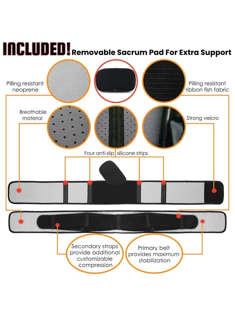 GUDOO Joint Hip Belt Sacroiliac Hip Belt for Women and Men That Alleviate Sciatica Lower Back Lumbar Pain Relief Anti-Slip Hip Braces Pelvic Support Belt for Hip Pain  - Image 3