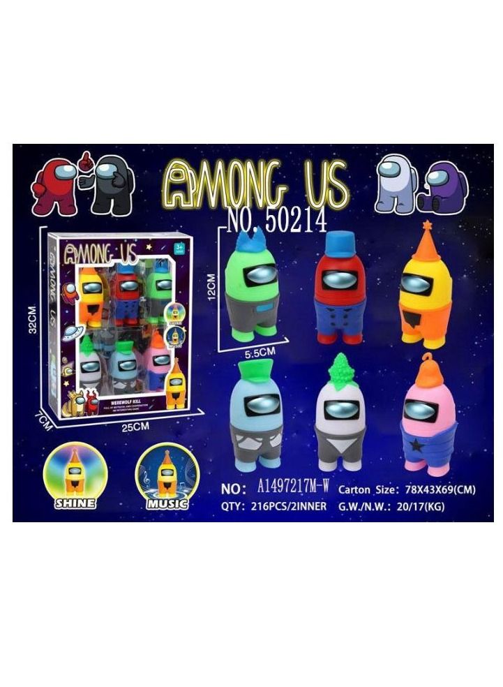 Among Us Figure sets from the Amings series The Crewmate Collection - Image 2