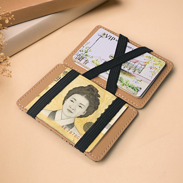 2020 new map pattern creative magic wallet men''s and women''s fashion money clip PU double-sided coin purse cross-border new products - Image 4