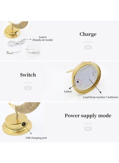 Enchanted Lunar Lamp Metal Ramadan Lamp USB/Battery Powered EID Moon Lamp Decorative Bedside Table Lamp Ramadan Decorations Remembrance Gift Star Pendant Table Lamps - pzsku/Z4B2218704AB6E99EEC1EZ/45/_/1736936817/3b278a2f-39a9-4b3f-9a8a-34ee2fbdb892