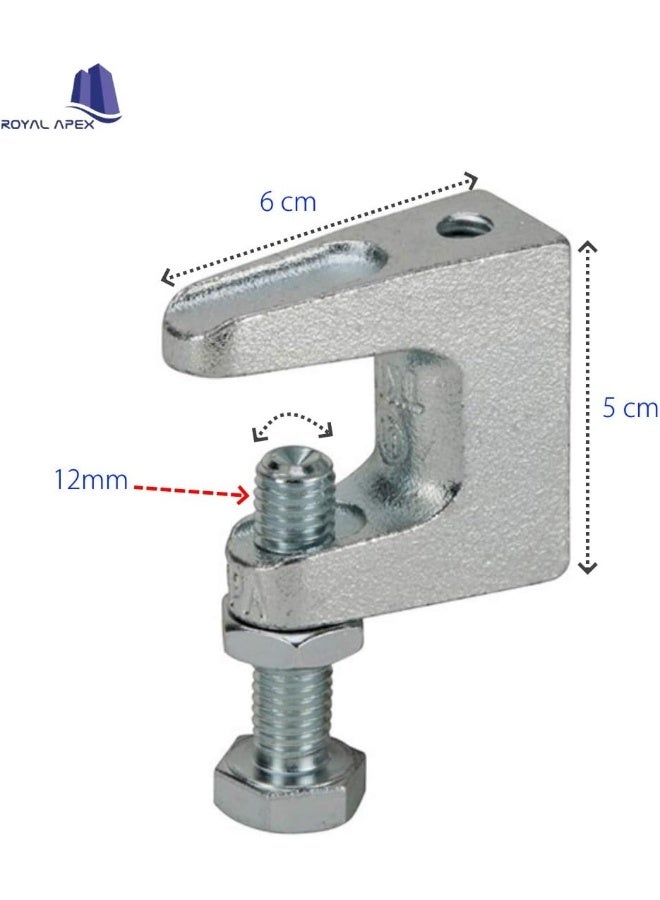 Royal Apex Wide Mouth Galvanized Beam Clamps 4 12Mm - Image 2