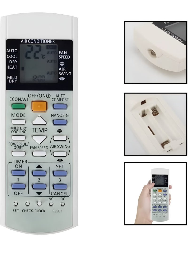 Universal Air Conditioner Remote Control for Panasonic, A75C3300, A75C3208, A75C3706, A75C3708, A75C2817, A75C2835, A75C2913, A75C3566 - Image 1