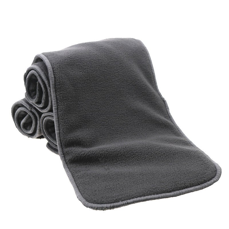 Generic Adult Snap Cloth Diaper Large Washable Breathable Leak-Proof Bamboo Charcoal Diapers 