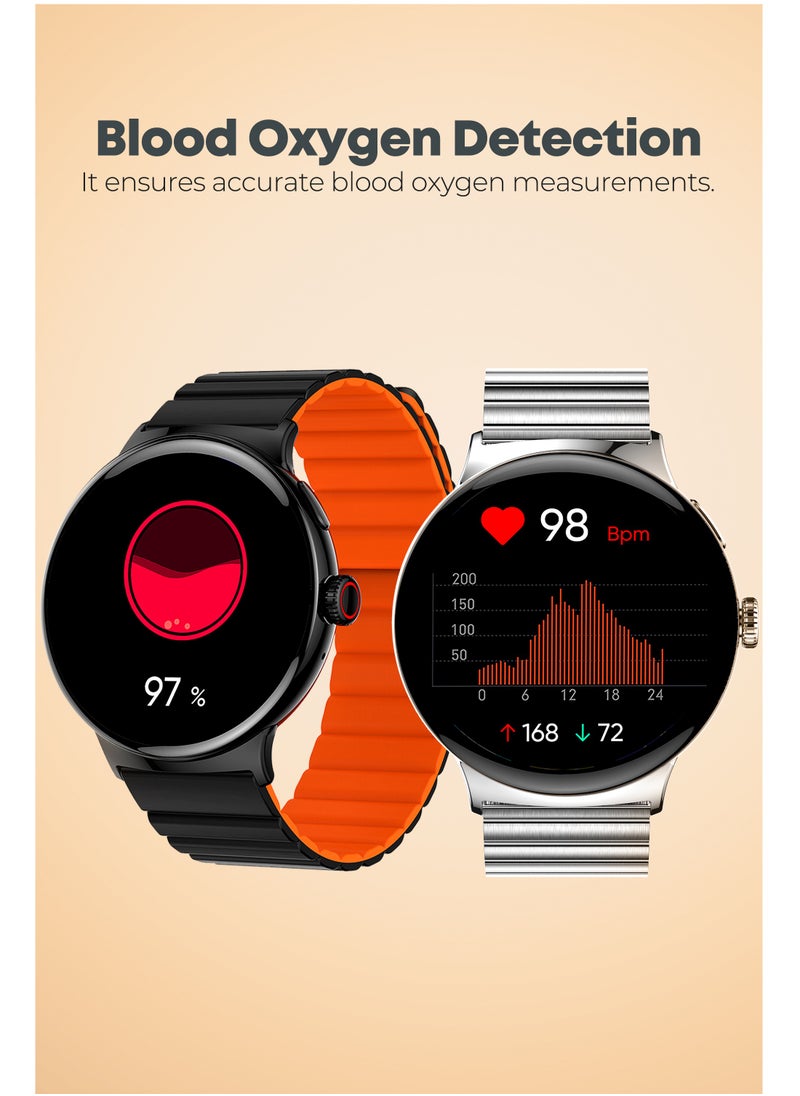 Smart Watch 4 Pro Amoled 1.43" Always On Display Grey