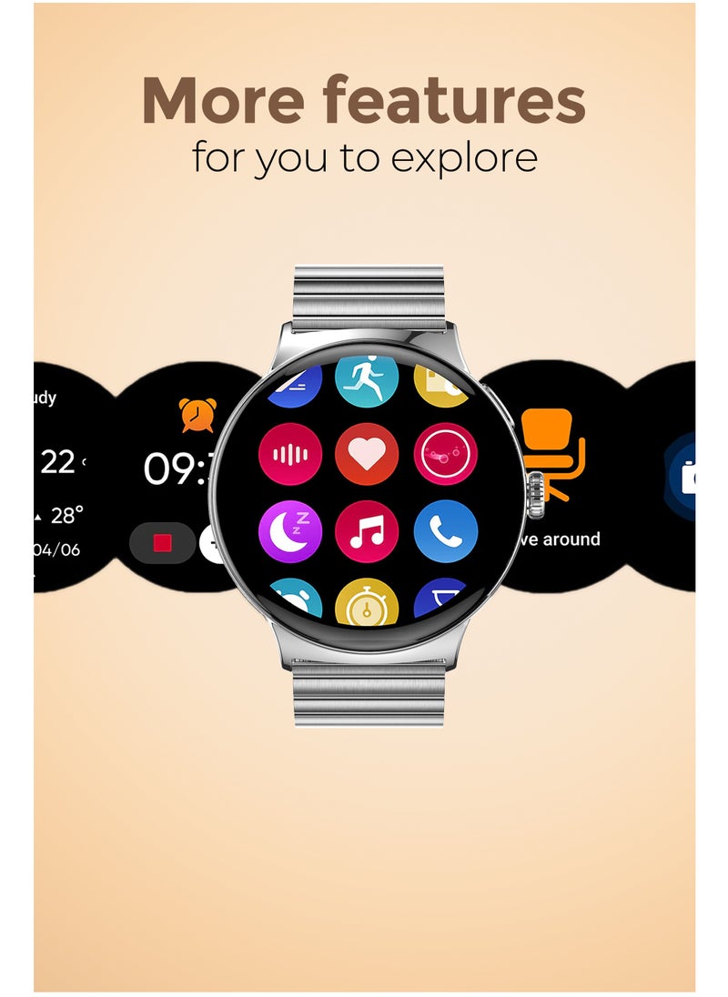Smart Watch 4 Pro Amoled 1.43" Always On Display Grey