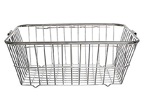 Shopsidex Kitchen Storage Rack Stainless Steel Dish Drainer Kitchen Storage RackKitchen Organizer Utensil Basket Rectangle Big Plate Stand Small - Image 5