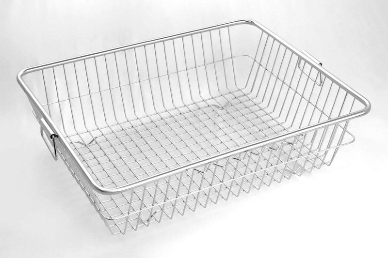 Shopsidex Kitchen Storage Rack Stainless Steel Dish Drainer Kitchen Storage RackKitchen Organizer Utensil Basket Rectangle Big Plate Stand Small - Image 4
