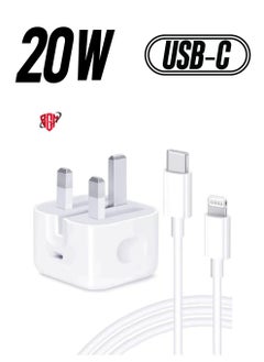 iPhone 20W Charger Apple MFi Certified‘ USB C Plug Fast Charge and USB C to Lightning Cable 2M PD Power Adapter Compatible with iPhone 13 Pro Max 13 12 SE2020 11 XR XS Max X 8 Plus iPad Pro Air Mini