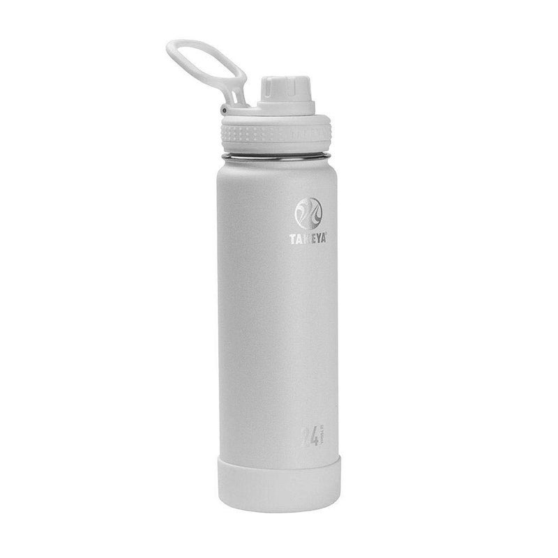 Takeya Actives 24 oz Vacuum Insulated Stainless Steel Water Bottle with Spout Lid, Premium Quality, Arctic - Image 1