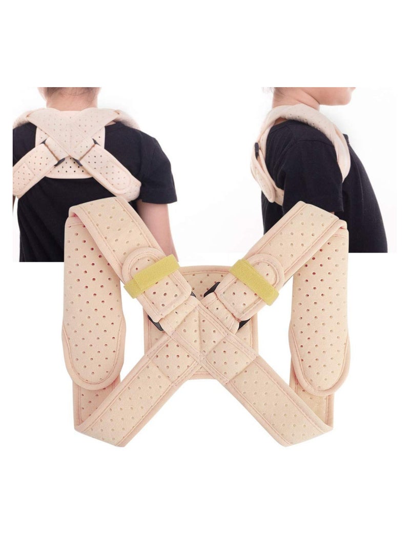 SYOSI Clavicle Support, Posture Corrector, Kids Back Brace Shoulder Belt for Injuries  Fractures and Shoulder Support Strap for Upper Back Straightening, Posture Corrector for Women and Men - Image 1