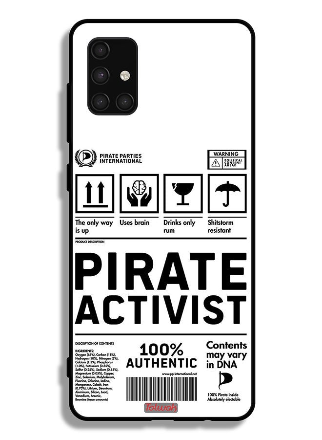 Tolwak Samsung Galaxy A71 4G Protective Case Cover Private Activist Sticker - Image 1