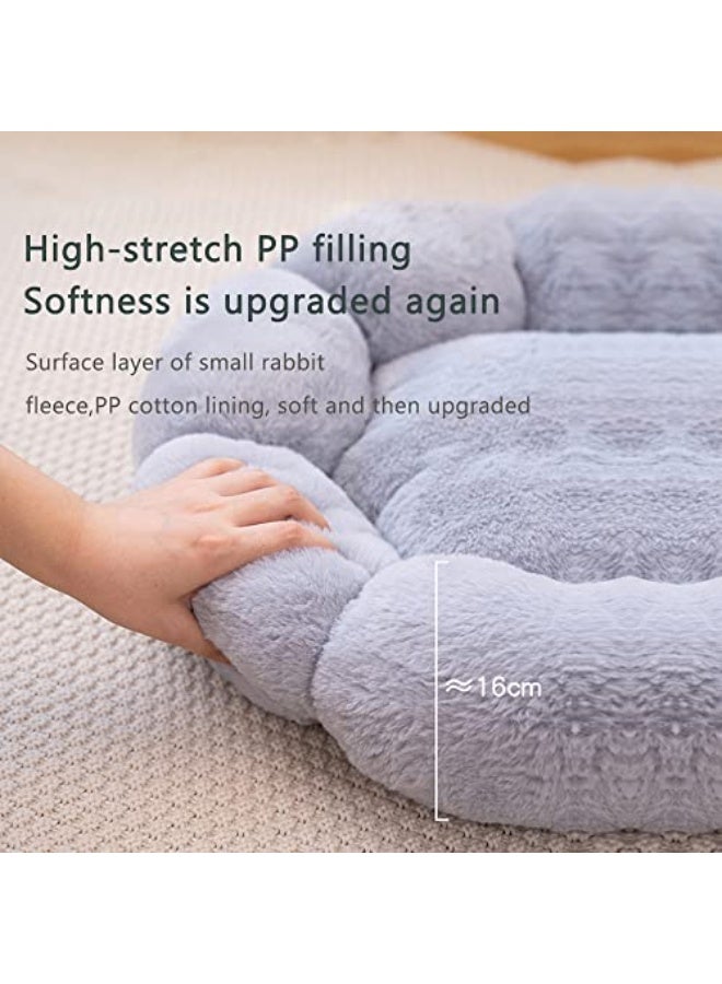 Plush Pet Bed, Cute Warm And Comfortable Sofa Pet Kennel, Thickened Non-Slip Soft Pet Bed For Dogs And Cats , Green - Image 5