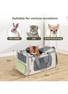 Pawaii Cat Carrier with ID Tag, TSA Airline Approved Cat Carrier, Soft Sided Collapsible Pet Travel Carrier, Foldable Cat Travel Bag, Protable, Comfortable, Convenient Cat Travel Carrier - pzsku/Z4B2299CABB50827B0B73Z/45/_/1737031764/1db5d185-fab9-42d6-976d-d5feb27efc62