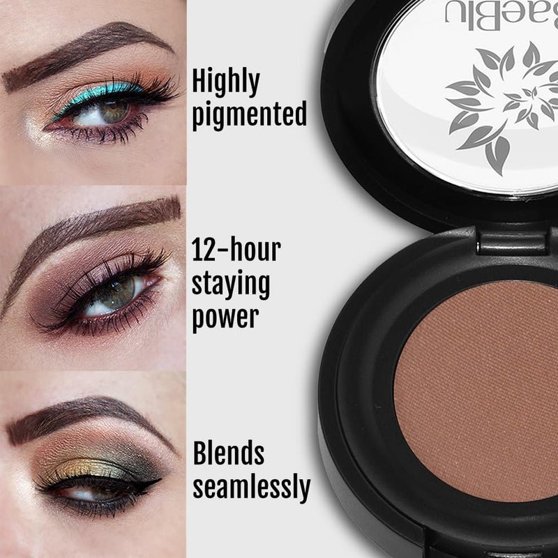 BaeBlu Hypoallergenic Eyeshadow Organic 100% Natural Finely Pressed Velvety Smooth Powder, Made in USA, Jupiter - Image 2