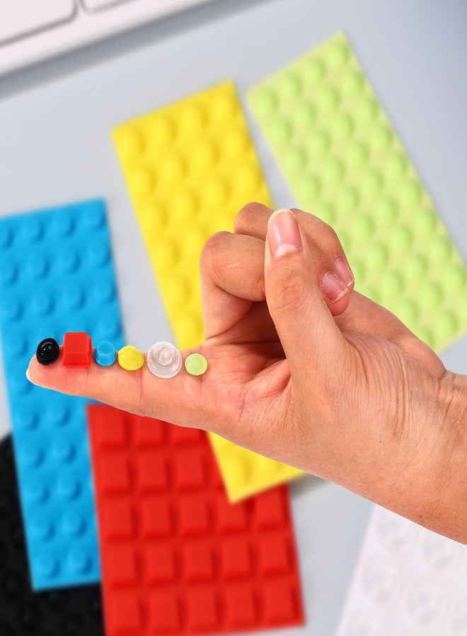 Tinoaly 220pcs Bump Dots for Visually Impaired, Assorted Sizes & Colors Braille Assistive Markers Silicone Braille Stickers Dots for Blind Low Vision Seniors - Image 4