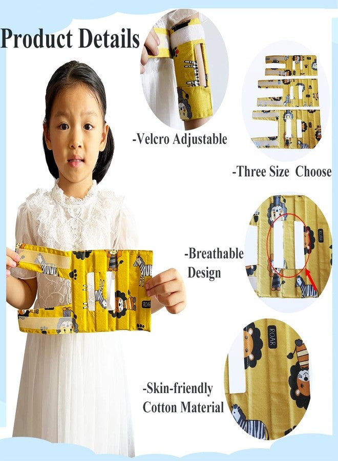 Heyshapeing Prevent Scratching Face, Thumb Sucking Habit, Pulling IV Tubes Elbow Immobilizer Splint & Arm Restraint Wrap for Babies Kids-Prevent HAND-TO-FACE habits Small - Image 4
