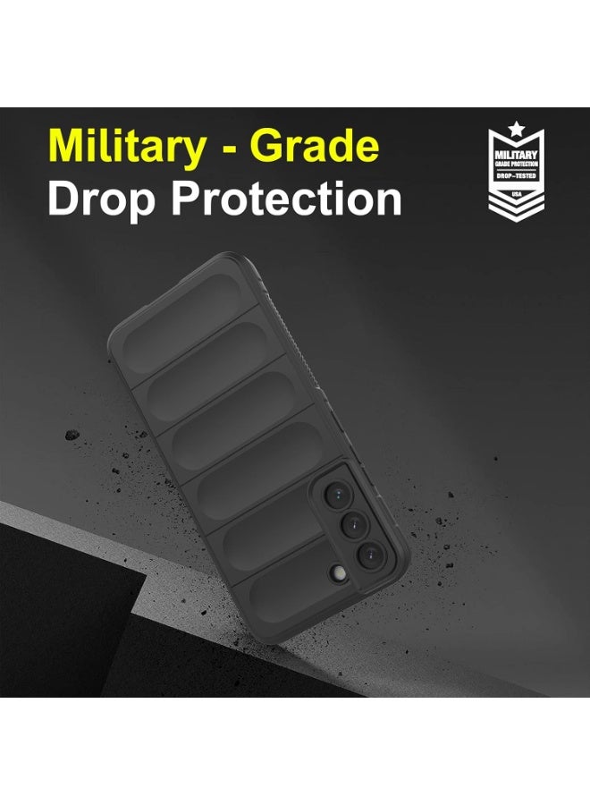 Premium Protection Back Silicone Case Compatible with Samsung Galaxy S22 Plus Magic Shield Shockproof Case with Camera Protection (Black)  - Image 3
