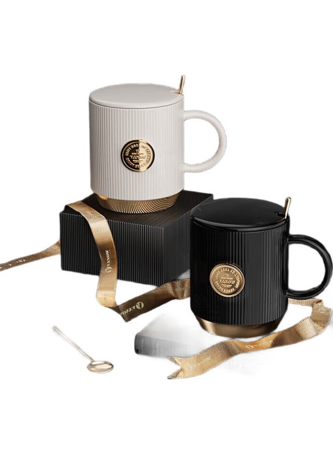 Vanow Lily Of The Valley Insulated Mug, Coffee Cup, High-Value Gift For Women On Doctors' Day, Elegant Water Bottle For Men - Image 1