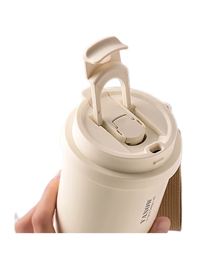 Vanow Lily Of The Valley Insulated Mug, Coffee Cup, High-Value Gift For Women On Doctors' Day, Elegant Water Bottle For Men - Image 3