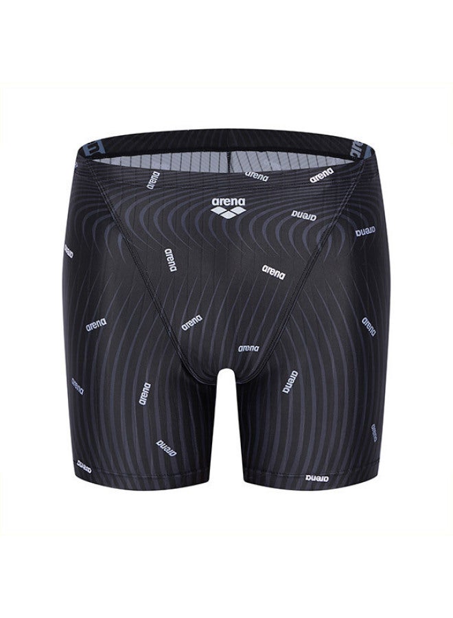 Men's Swimming Trunks, Professional Waterproof Quick-drying Beach Trunks, Comfortable And Breathable Swimming Trunks, Long Sports Swimwear, Hot Springs