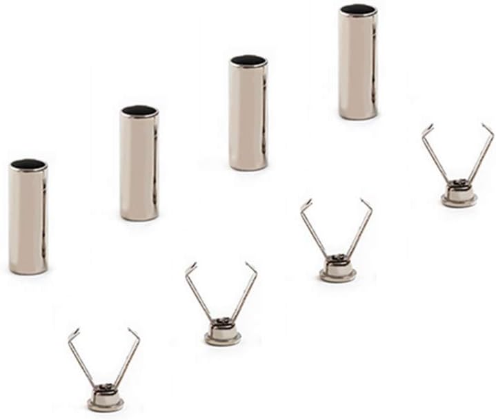 Decker DIY Metal Aglets Shoelace Cylindrical Tips Head Protector - Set of Four Easy to Install - Image 3