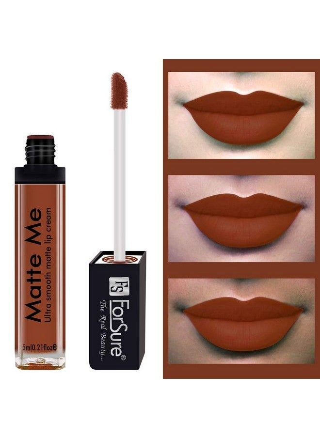 FORSURE - Matte Me Liquid Lipstick Non Transferable (Pack Of 4) (Magenta Rust Brown Ruby Red Nude) - Image 1