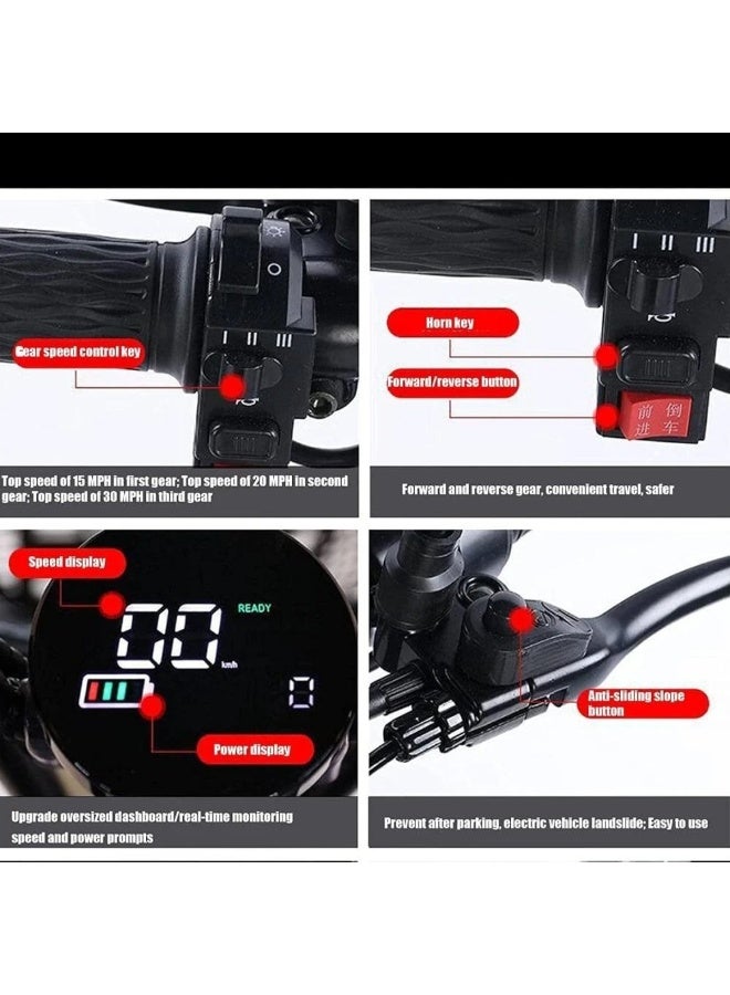 سكوتر كهربائي ثلاثي العجلات للبالغين - Image 2