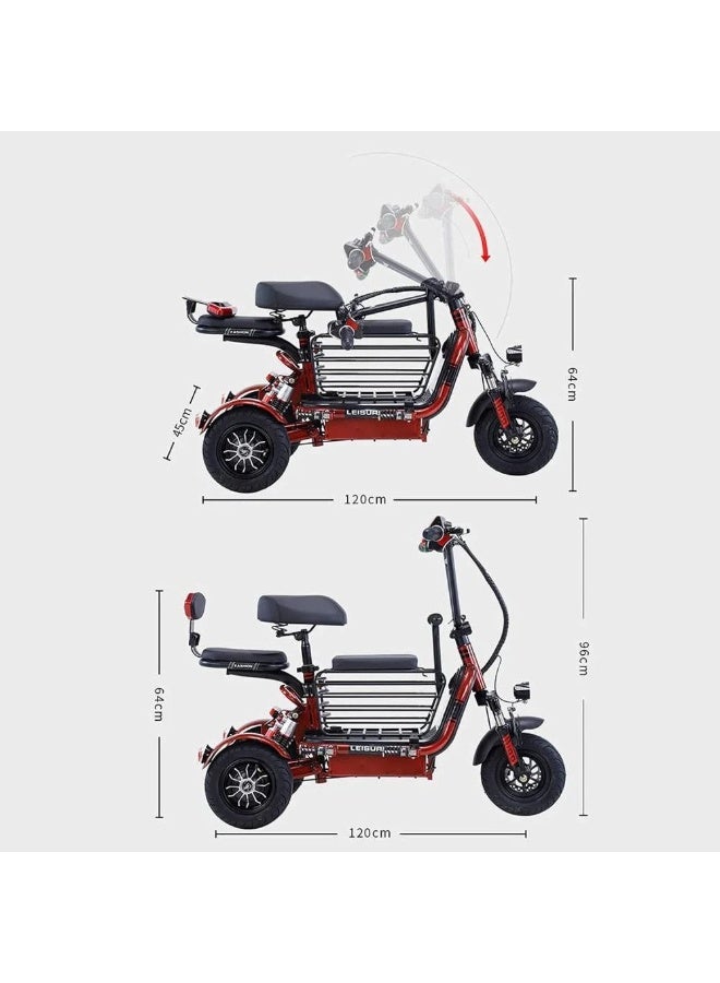 سكوتر كهربائي ثلاثي العجلات للبالغين - Image 5