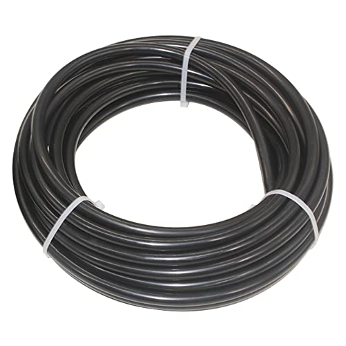 Qolekog Air Line 1/2" Tube OD Pneumatic Nylon Tube SAE J844 Airline For Air Brake Tubing or Fluid Transfer (Black 32.8Ft) - Image 1