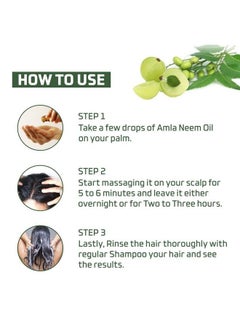 Nuerma Science Amla Neem Hair Oil With Brahmi For Anti Dandruff Strong & Healthy Hair 200 Ml Pack Of 2  - Image 4