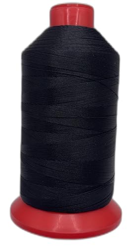 item4ever Black Bonded Nylon Sewing Thread V-69 T70 1500 Yard Heavy Duty for Outdoor, Upholstery, Canvas - Image 5
