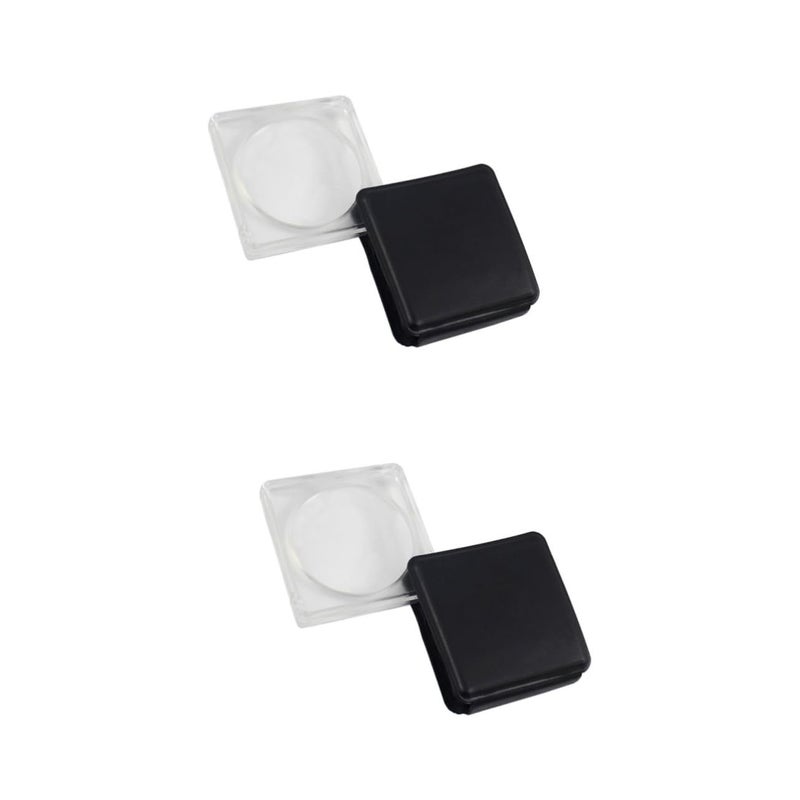 2 Pieces Glass Desktop Paperweight Handheld Magnifier For Reading Exploring Nature Viewing Fine Details Camping Home Use - Image 2