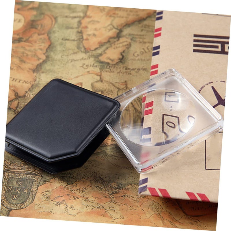 2 Pieces Glass Desktop Paperweight Handheld Magnifier For Reading Exploring Nature Viewing Fine Details Camping Home Use - Image 5