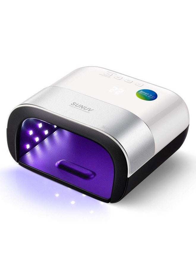 SUNUV SUNUV SUN3 Professional UV Light for Nails, 48W LED UV Nail Lamp for Gel Nail Polish with 4-Timer and Sensor, 39 PCS LED Beads, Nail Dryer for Salon Home Gift for Woman Mom Girl - Image 1