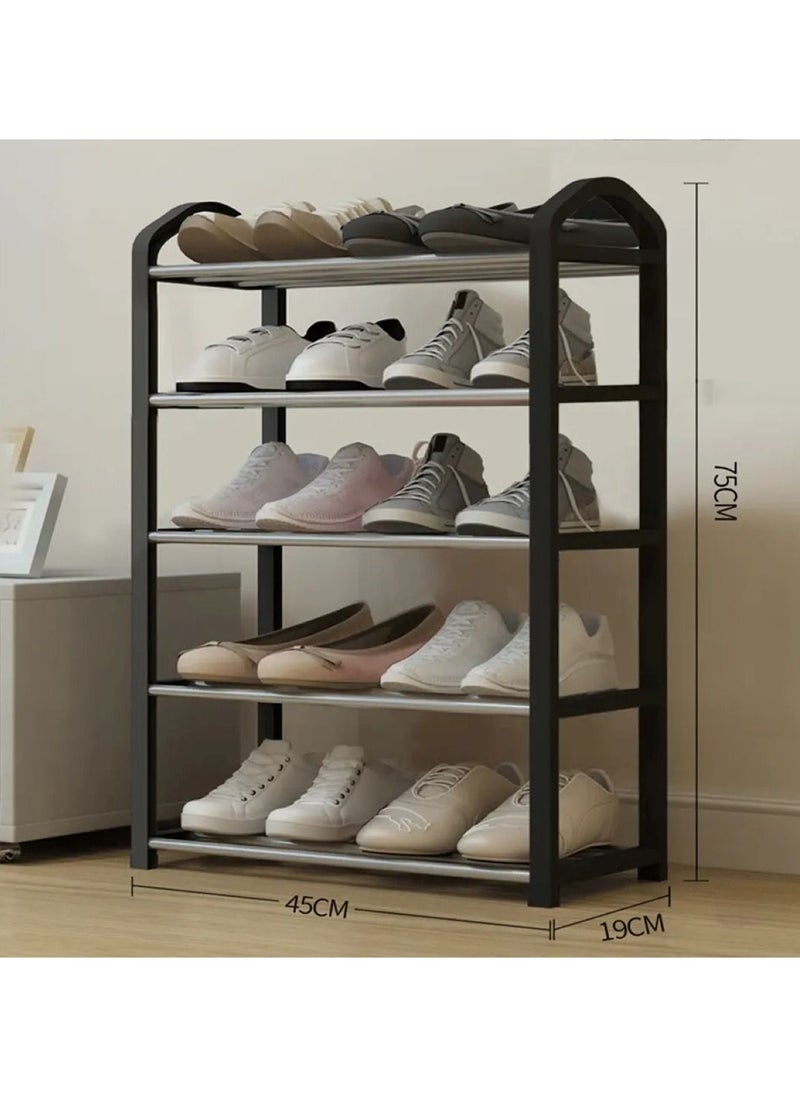 5-Tier Shoe Rack Storage Organizer: Stylish, Sturdy, and Space-Saving