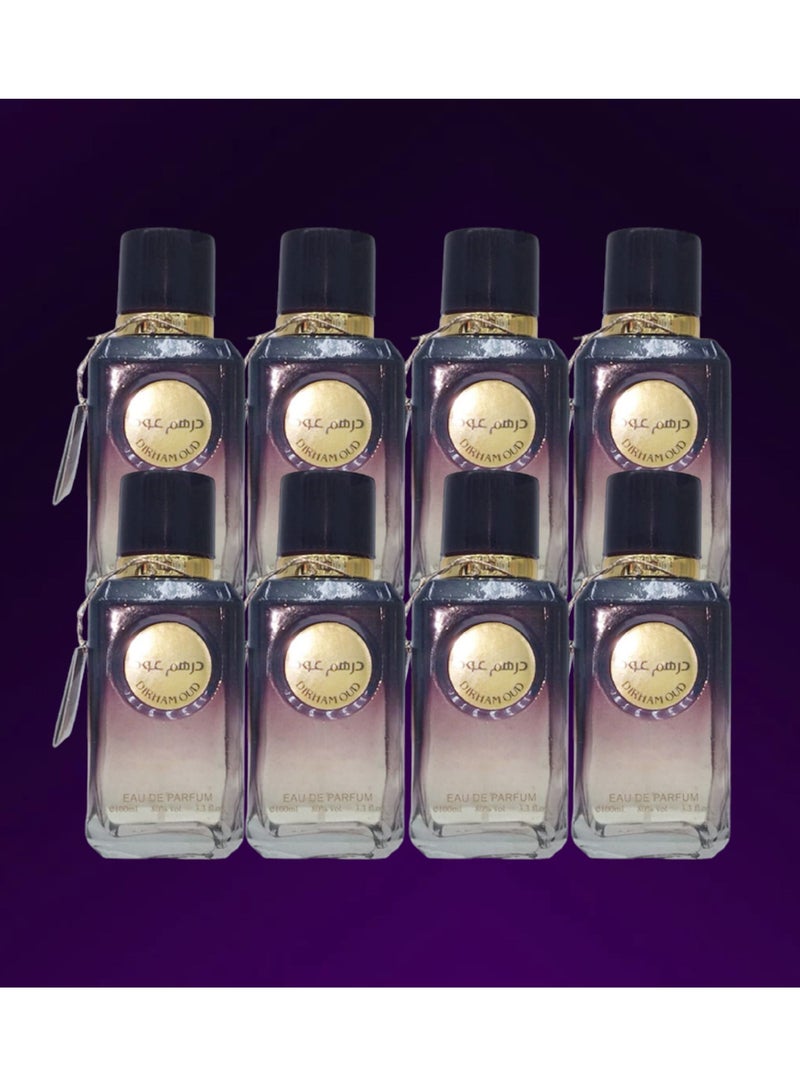 Dirham 8 Pieces Dirham Oud Perfume 100 Ml EDP - Image 1