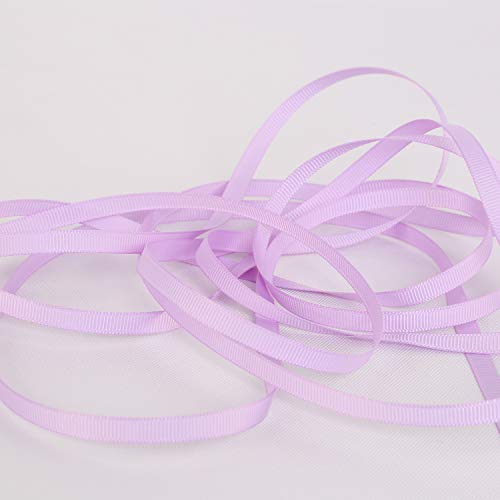Ribbonitlux 1/4" Wide Solid Grosgrain Ribbon 25 Yards (430-Lavender）, Set for Gift Wrapping, Party Decor, Sewing Applications, Wedding and Craft - Image 3