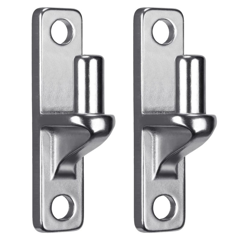 Insaga Cast Gate Hinges Heavy Duty 304 Stainless Steel Wall Mount Hinge With 58 Pin Durable Farm NonWelded Fence Chain Link Fence 2Pcs