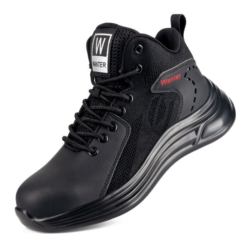 New Men'S Safety Shoes Pu Anti-Slip, Anti-Smash, Anti-Puncture, Breathable Upper, Anti-Collision And Wear-Resistant - Image 2