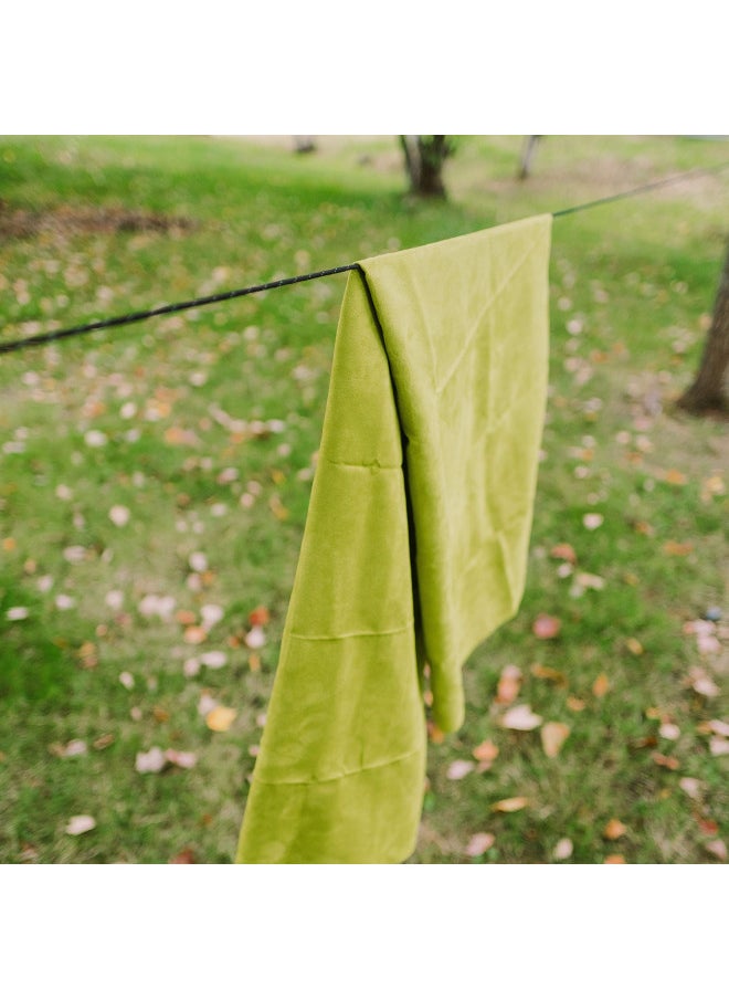 GEAR AID Quick Dry Microfiber Towel for Travel, Camping and Sports, Coyote, L, 30 x 50