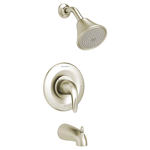 American Standard TU385502.295 Reliant 3 Tub and Shower Faucet with Cartridge, Brushed Nickel - Image 1