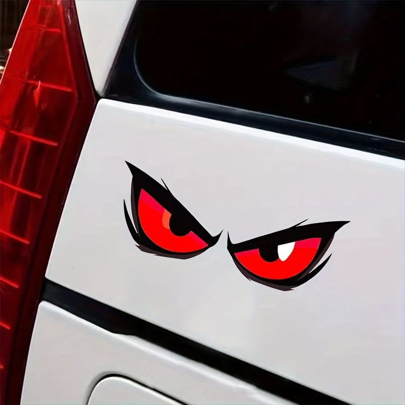 Red Eyes Hunter Style 4 72 Inch Scratch Resistant Vinyl Sticker for Cars Motorcycles Windows Smooth Walls Bottles Computers - Image 1