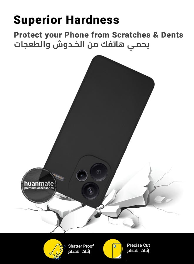 هووانميت حافظة لهاتف شاومي ريدمي نوت 13 برو بلس أخضر - سيليكون تي بي يو ممتاز 2.0 مم، حماية معززة للكاميرا مع درع العدسة، غطاء مقاوم للصدمات ومقاوم للماء لهاتف شاومي ريدمي نوت 13 برو بلس - Image 4